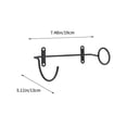 thumbnail image 2 of KHBUAB Wall-Mounted Wrought Iron Storage Rack Wine Bottle Holder 1Pack, 2 of 8