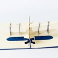 thumbnail image 6 of Raindrops 1Pcs 3D Greeting Cards Airplane Birthday Sign For Kids Plane And Colleagues, 6 of 6