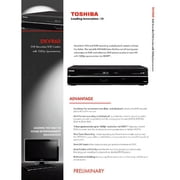 Restored Toshiba, DKVR60 DVD/VCR Recorder Combo AV with Manual, Remote, FHD (1080P) Resolution, Supports DVD-R, DVD-RW, DVD+R, DVD+RW, VHS