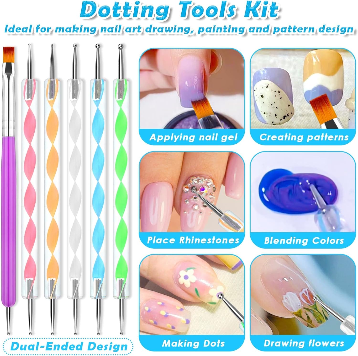 B7000 Jewelry Glue with Rhinestones for Crafts, 6300Pcs Rhinestones with Gems Adhesive for Shoes Cloth Fabric with Picker Pencil for Crafting Diamond Art Graduation Cap Decorations