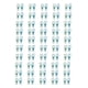 thumbnail image 1 of 100 Uds. Clips bonitos para carpetas, abrazaderas de papel multiusos con forma de conejo de dibujos animados, color azul y verde, para el hogar, la escuela y la Oficina, 1 of 5
