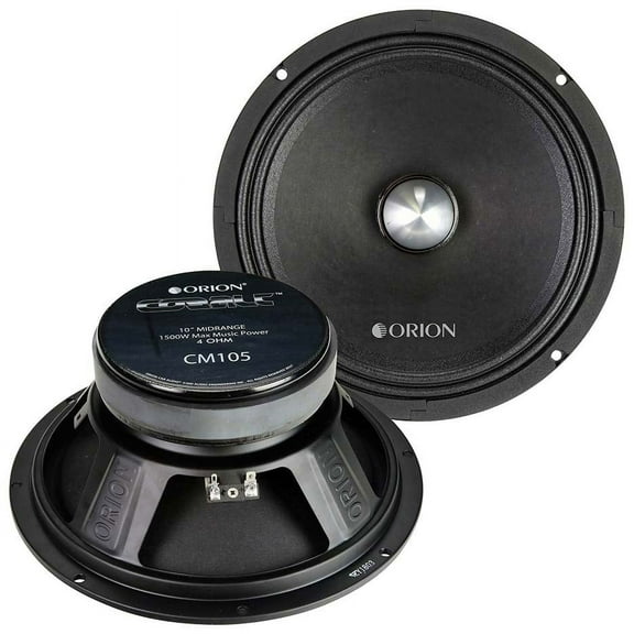 Orion CM105 10 in. 700 watts Max Cobalt Midrange Speaker System - No Grill