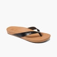thumbnail image 1 of Reef Women CUSHION COURT BLACK/NATURAL SANDAL, 1 of 4