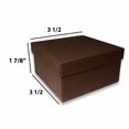 thumbnail image 2 of N'icePackaging  6 Boxes USA-Made Chocolate-Brown Kraft Cotton Filled Boxes, 2 of 2