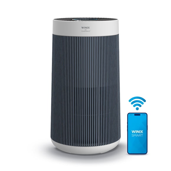 Purificateur d'air Winix T830 pour très grandes pièces jusqu'à 1968 pi² en 1 heure avec Wi-Fi intelligent, moniteur de qualité de l'air, True HEPA, filtre à charbon et mode automatique, capture les al