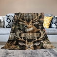 thumbnail image 2 of Orinice Hunting Gifts for Men Blanket, Hunting Gifts, Deer Hunting Gift for Men, Unique Gifts for Hunters Men, Hunter Gift, Hunting Gifts for Him, Gifts for Hunter, Hunting Gear Gifts Blanket 40x50in, 2 of 6