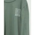 thumbnail image 3 of Roxy Girls Kids Youth Swell Seekers Graphic Print Long Sleeve Tee T-Shirt (16, Sage), 3 of 4