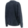 thumbnail image 2 of Women's Pressbox Navy Auburn Tigers Comfy Cord Vintage Wash Basic Arch Pullover Sweatshirt, 2 of 3