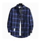 thumbnail image 4 of Camisa A Cuadros Informal De Manga Larga Para Hombre, 4 of 8