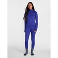 thumbnail image 2 of Ozark Trail Women's Warmest Thermal Long Sleeve Fleece Mockneck Top, Sizes XS-XXL, 2 of 5