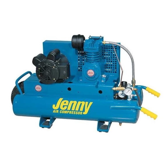 Jenny Air Compressor,1.5 HP,115/230V,125 psi K15A-8P-115/1