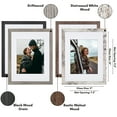 thumbnail image 5 of Americanflat 11" x 14" Picture Frame Set with Mat - Perfect for Farmhouse Decor - Rustic Lodge - 4 Pack, 5 of 7