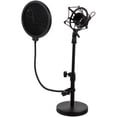 thumbnail image 2 of 1 Ensemble de Support de Microphone Professionnel Réglable pour Table avec Filtre de Micro, 2 of 8