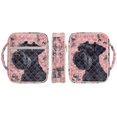 thumbnail image 2 of ZUXONGSY Schnauzer Dog Rose Print Bible Case for Women Quilted Bible Bag Multifunctional Journal Case with Pen Slots Scripture Bag for Daily Use, 2 of 7