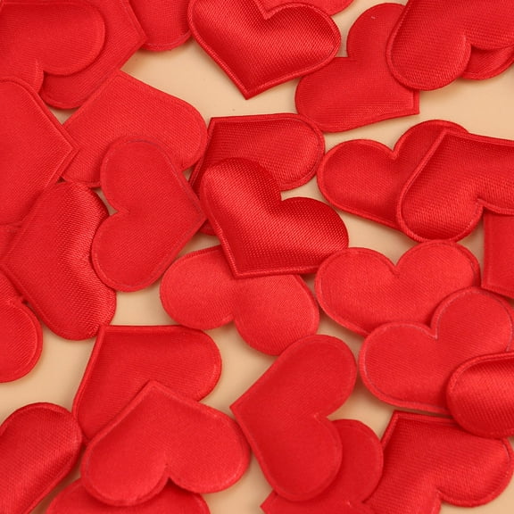 WHAMVOX 600pcs Red Heart Shaped Sponge Confetti for Wedding Decoration Table Decor and Romantic Atmosphere