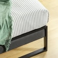 thumbnail image 6 of Zinus Christina 43" Upholstered Platform Bed with Headboard, King, Gray, 6 of 12