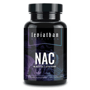 Leviathan Nutrition NAC - N-Acetyl L-Cysteine 600mg, 120 Capsules - Gluten Free NAC Supplement