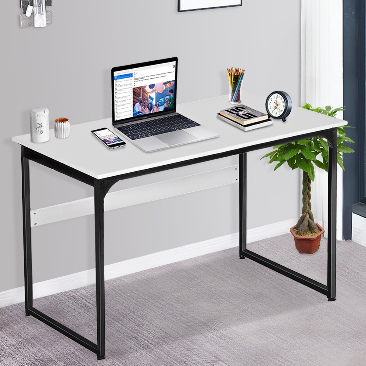 Computer Desk PC Laptop Writing Table Workstation Study Furniture Home Black 
