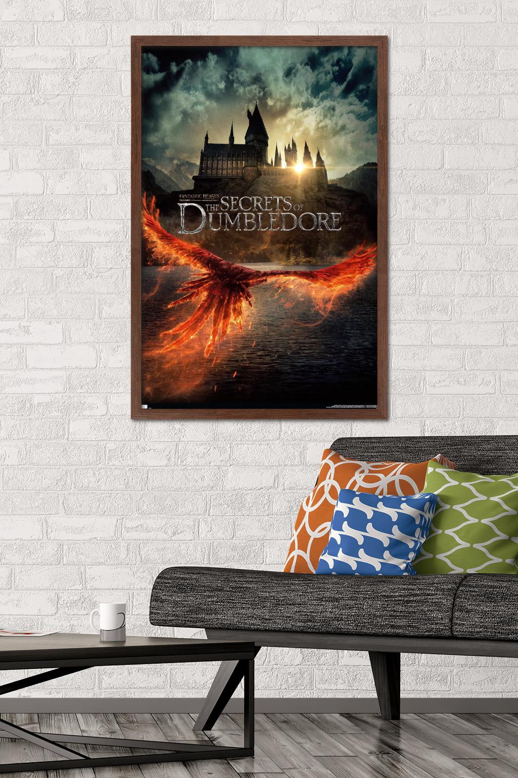 Fantastic Beasts: The Secrets of Dumbledore - Teaser One-Sheet Wall Poster, 22.375" x 34" Framed
