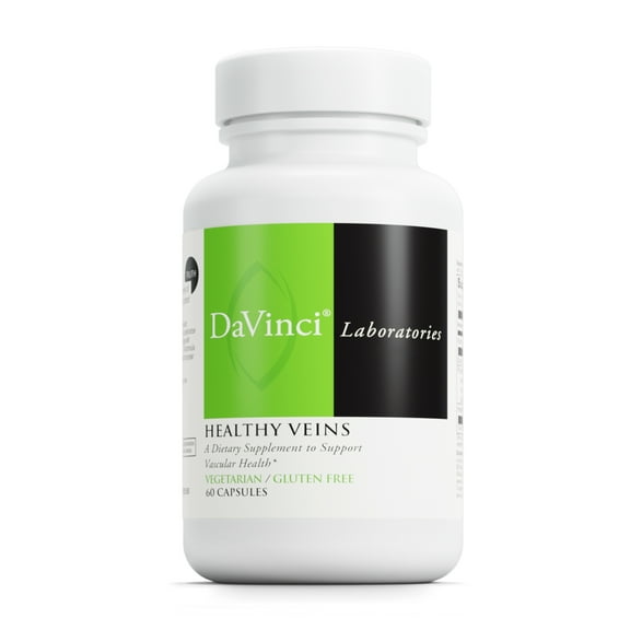 DaVinci Labs Healthy Veins - Support Vascular Health & Blood Flow* - 60 Vegetable Capsules