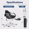 thumbnail image 3 of SPECSTAR Hammock Camping Chair with Removable Footrest Portable Outdoor Swinging Chairs, 3 of 9