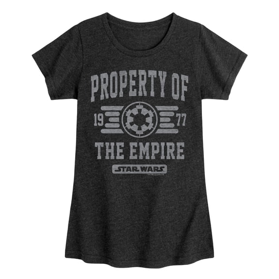 Star Wars - Property Of Empire - Toddler And Youth Girls Fitted Short Sleeve Tee