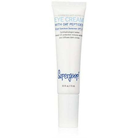 supergoop! advanced anti-aging eye cream with oat peptide spf 37, 0.5 fl. oz