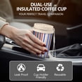 thumbnail image 5 of Modern 18oz Double Drinking Coffee Mug – Vacuum Insulated Stainless Steel Travel Cup with Leakproof Lid, 316 Steel Thermos Tumbler for Hot & Cold Beverages, 5 of 7