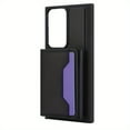 thumbnail image 3 of 2 In 1 Fashion Faux Leather Phone Case For Samsung Galaxy S23 Ultra S22 Ultra S23 Plus S22 Plus A13 A14 A53 A54 Business Flip With Magnetic Aluminum Card Box 10 Cards Wallet Slot Holder Protect Cover, 3 of 5