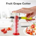 thumbnail image 3 of 1PC Strawberry Slicer Grape Slicer, Small Tomato And Cherry Slicer fruit Salad Making Pizza Fruit Dispenser, Adjustable Size Carton Packaging, 3 of 9