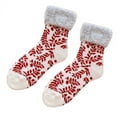thumbnail image 2 of Christmas Fuzzy Socks, Winter Fleece Warm Socks, Christmas Slipper Socks Holiday Gifts Women Men, 2 of 6