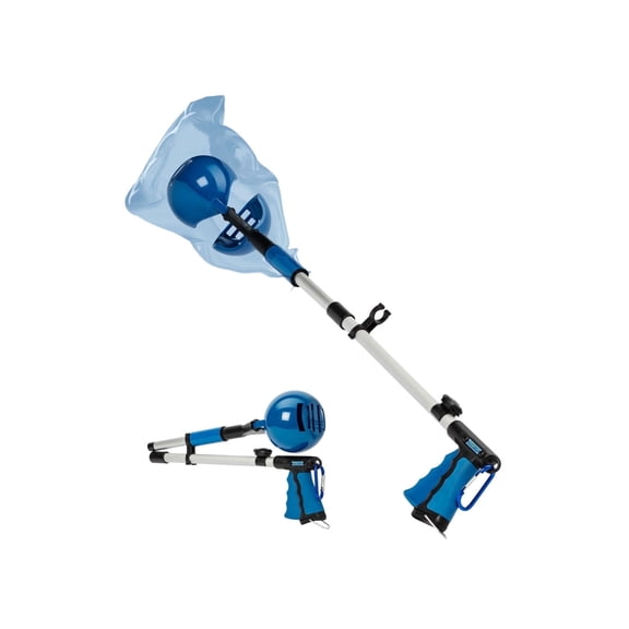 Dog Pooper Scooper 3-in-1, Portable Poop Scooper for Large & Small Dogs, Long Handle with Sticky Roller, Use any Plastic Bag, Durable & Hygienic.