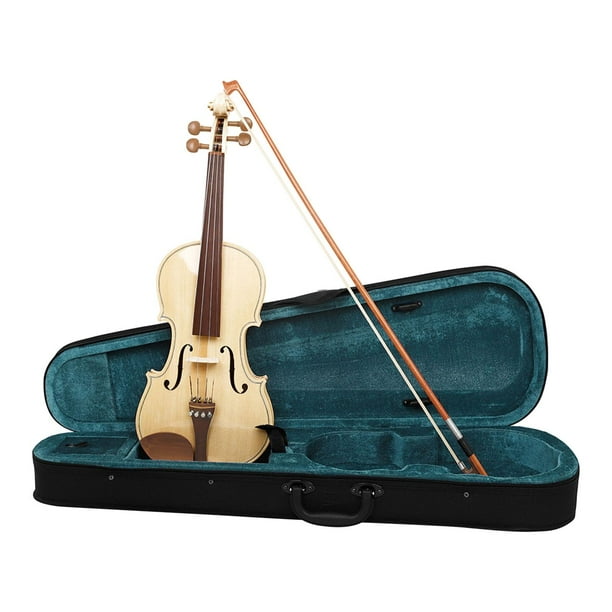 Violín de tamaño completo, cuerdas de violín de madera, instrumentos musicales, conjuntos de violín para principiantes para adultos, niños, estudiante