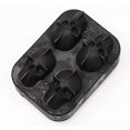 thumbnail image 1 of Bandeja de silicona Flexible con calavera 3d, rejilla de hielo con calavera de silicona de calidad alimentaria, barra abrasiva, cubo de hielo personalizado creativo Diy, 1 of 5