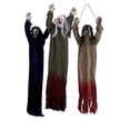 thumbnail image 1 of pitrice 3x Fantômes Volants Colorés Assortis Squelettes Effrayants Décorations d'Halloween Maison Hantée Extérieure Jardin, 1 of 3