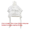 thumbnail image 2 of Women Fashion Soft 3D Flowers Breathable Sleeveless Vest Floral Strap Top 3D Flowers Vest Blouses Vest WHITE, 2 of 8