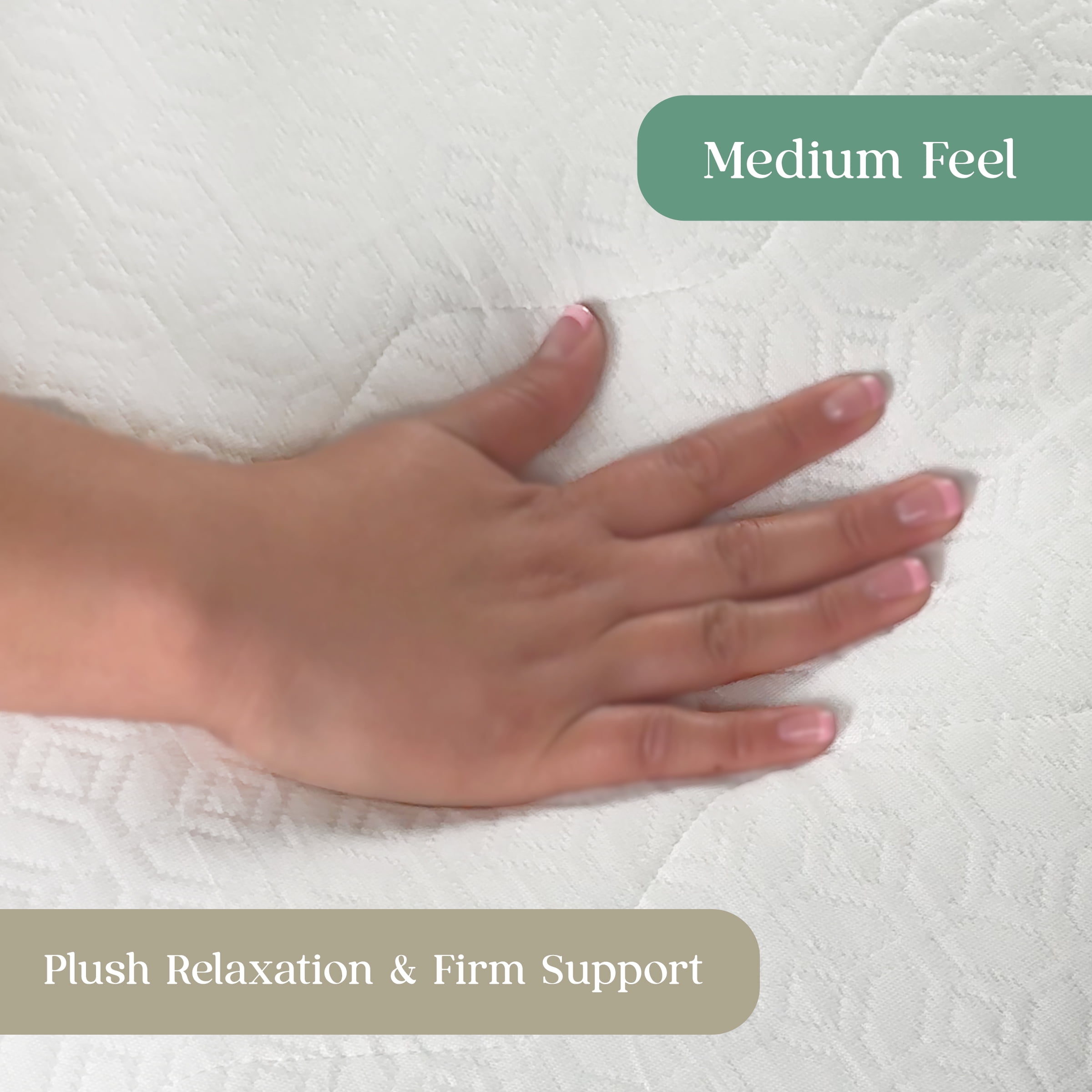 Sielo Luxe 10" Premium Twin Gel Mattress with CertiPUR US Certified Foam