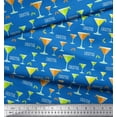 thumbnail image 3 of Soimoi Georgette Viscose Fabric Cocktail Summer Designs Fabric Prints by Yard 42 Inch Wide, 3 of 3