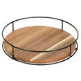 thumbnail image 1 of Organizador giratorio Lazy Susan, organizador de despensa de encimera de cocina de madera maciza, giro suave de 360°, diseño que ahorra espacio para un acceso rápido a condimentos, especias y, 1 of 5
