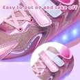 thumbnail image 2 of Yiomxhi Kids Roller Shoes, Boy Girl Sneakers with LED Light Wheels, Become Sport Sneaker for Christmas Birthday Children Gift, Adjustable Roller Skates Suitable for Outdoor School, 2 of 7