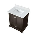 thumbnail image 4 of Dukes 30 in. W x 22 in. D Espresso Single Bath Vanity and Cultured Marble Top, 4 of 6