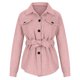 thumbnail image 4 of Puntoco Moda Mujer Manga Larga Cuello Redondo Bolsillo Estampado Cremallera Suelta Tops Blusa Sudadera Con Capucha Puntoco Puntoco-5119, 4 of 6