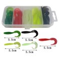 thumbnail image 4 of 25 Uds Señuelos Blandos de Cebo de Pesca s Larva Señuelo, 5 Colores, 4 of 7