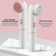 thumbnail image 4 of Electric silicone facial cleanser waterproof sonic facial pore cleaner face wash, 4 of 5