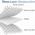 thumbnail image 4 of Double-Side Scratch-Free Wire Dishcloth, Multipurpose Wire Dishwashing Rags for Wet and Dry Non Scratch Dishcloth Rag, Reusable Metal Scrubbing Pads Sponge Cloths for Kitchen Cleaning (5pcs), 4 of 5