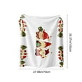 thumbnail image 3 of Christmas Gifts for Grandkids! Elegant Luxury Flannel Super Soft Christmas Prints Fleece Blanket-Holiday Theme Home Décor Fuzzy Warm and Cozy Throws for Winter Bedding, Couch and Gift, 27 x 39 inch, 3 of 8