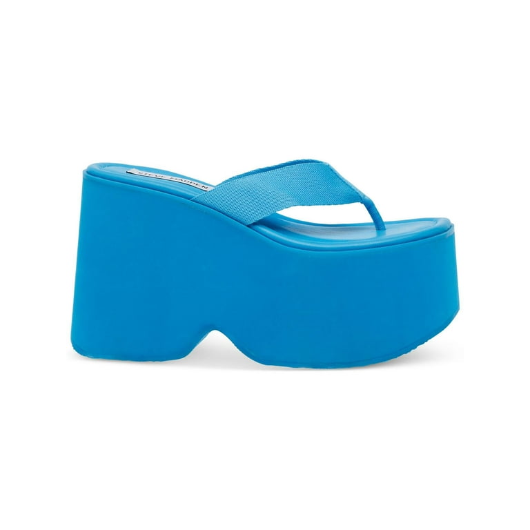 Steve madden blue platform hot sale sandals