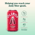 thumbnail image 3 of OLIPOP Prebiotic Soda, Vintage Cola, 12 fl oz, 4 Pack, Pantry Packs, 3 of 9