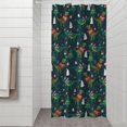 thumbnail image 2 of Green Christmas Dinosaur and Snowman Pattern Shower Curtain 36"x72" ,Bathroom Decorative Shower Curtains Set with 12 Hooks,Modern Waterproof Washable Shower Curtain, 2 of 6