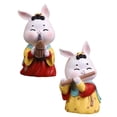 thumbnail image 4 of 2 Estatuas De Conejo, Figuritas De Conejo, , Juguetes Para Decoración Del Hogar Macarena Escultura de conejo, 4 of 8